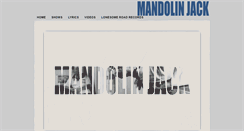 Desktop Screenshot of mandolinjack.com